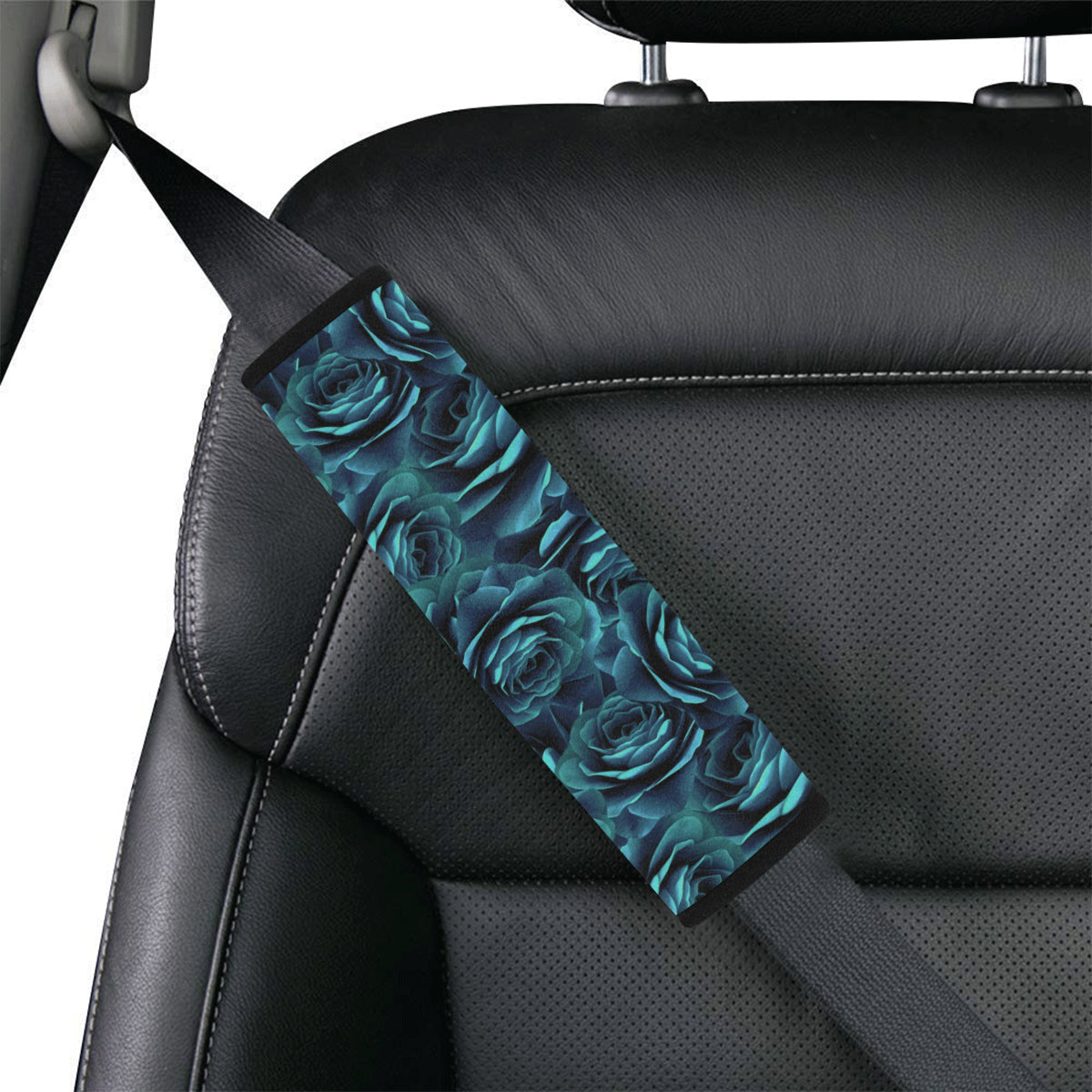 Camellia Pattern Print Design CM04 Car Seat Belt Cover
