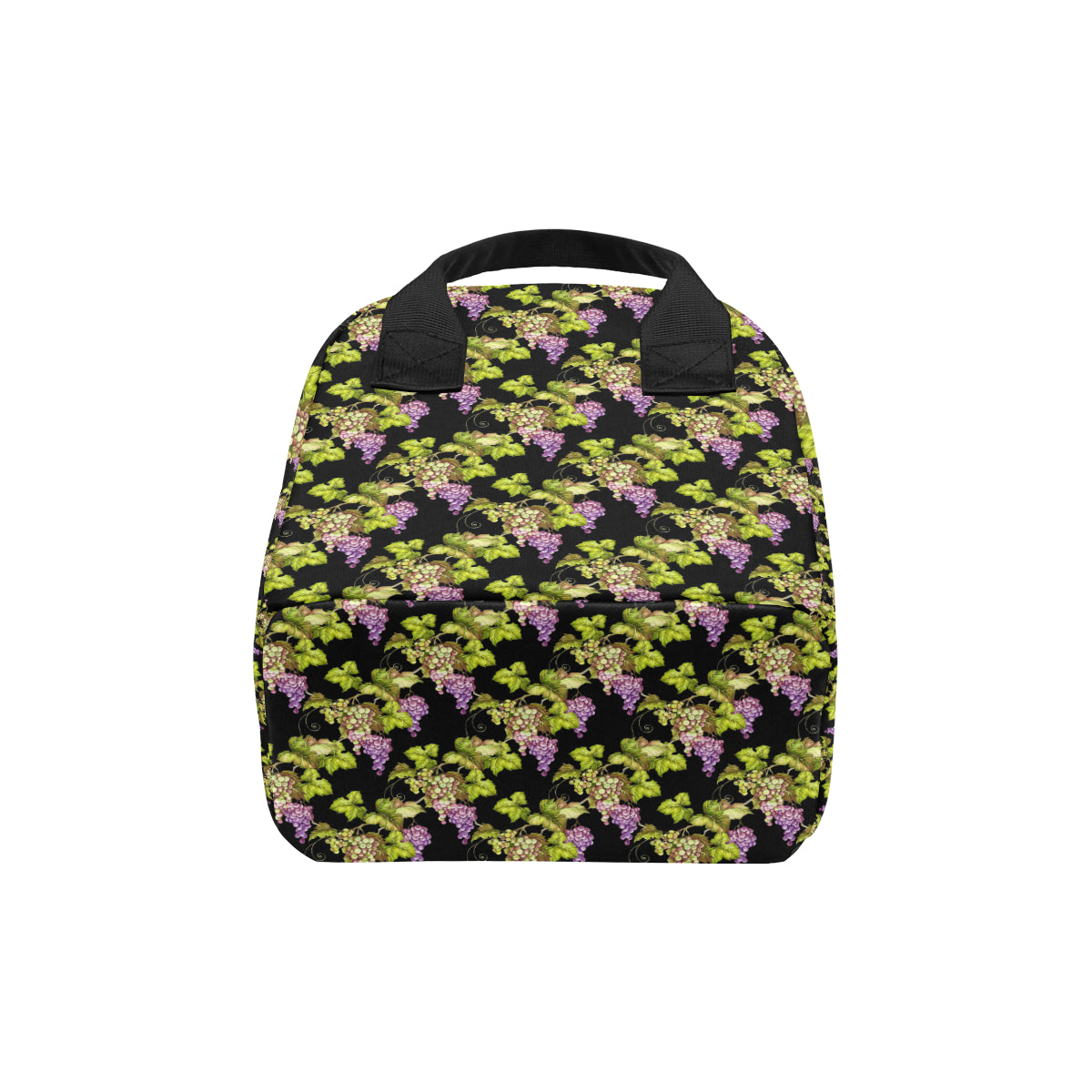 Grape Pattern Print Design GP04 Insulated Lunch Bag