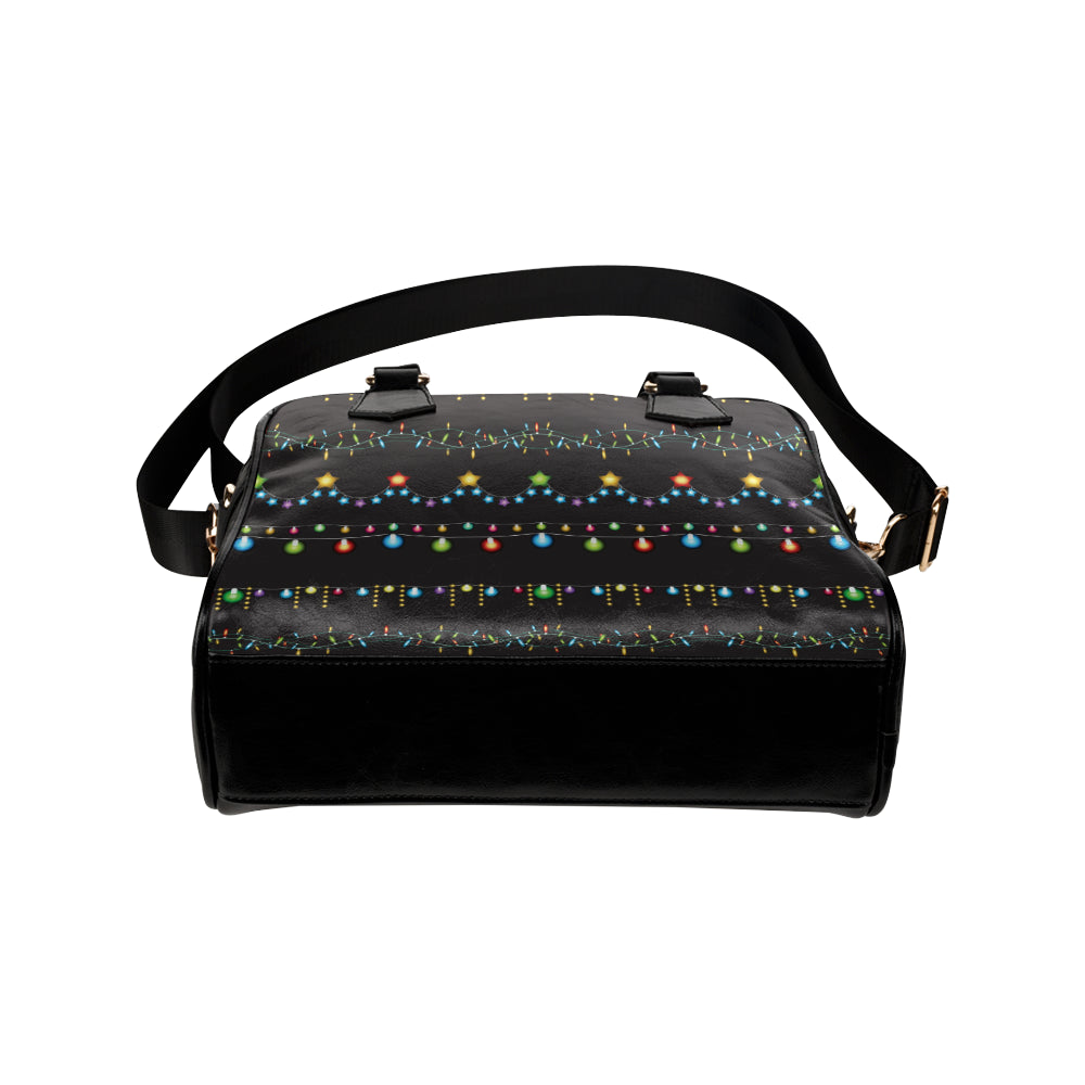 Christmas Light Pattern Print Design 01 Shoulder Handbag