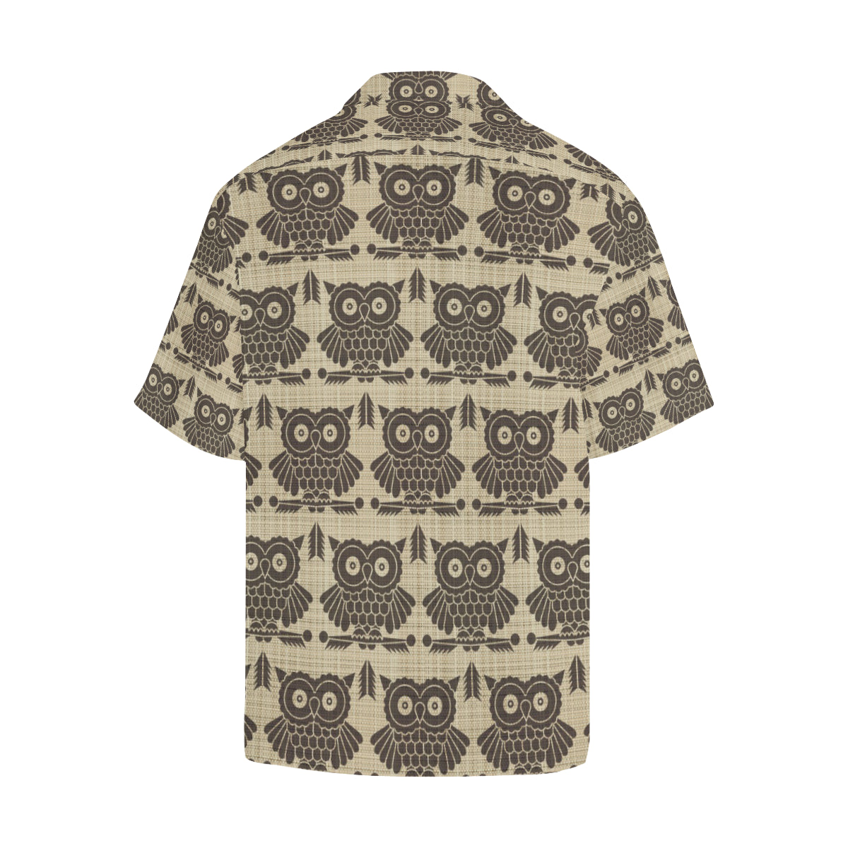 Owl Pattern Print Design A01 Men's Hawaiian Shirt
