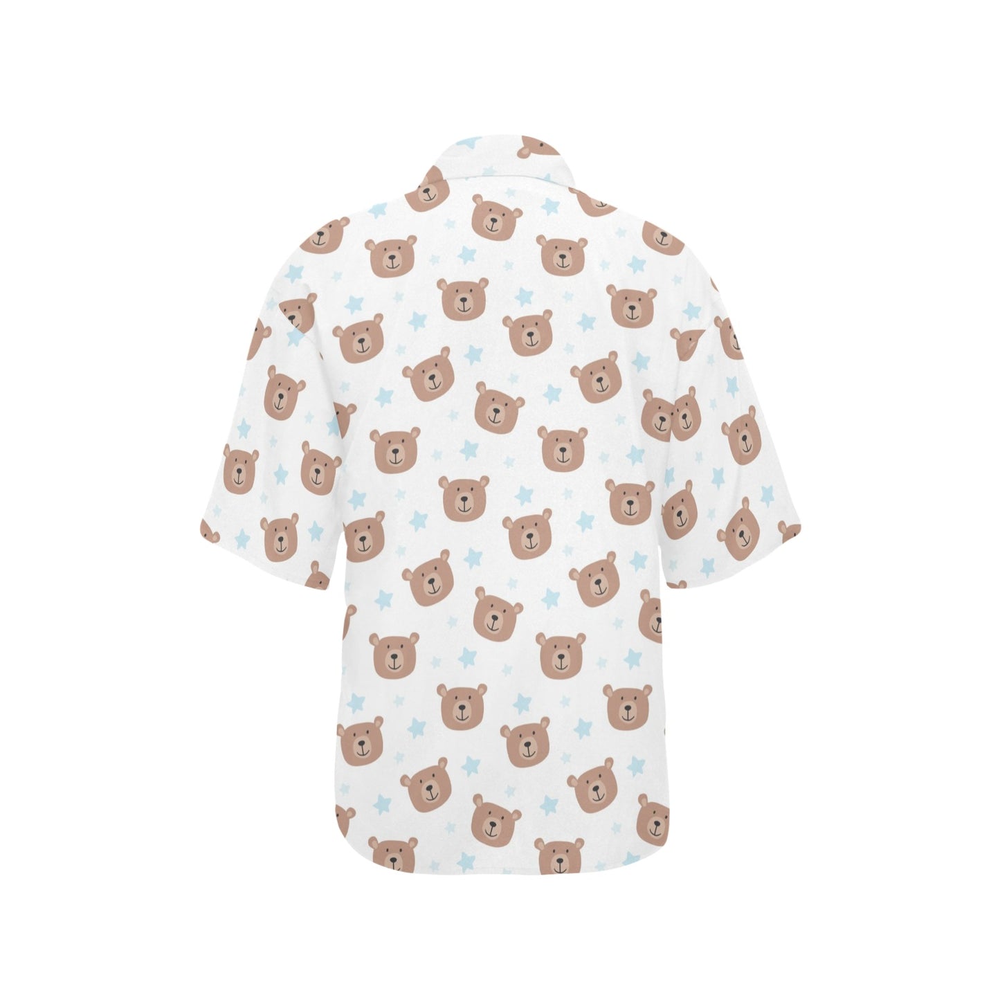 Bear Pattern Print Design BE02 Women's Hawaiian Shirt