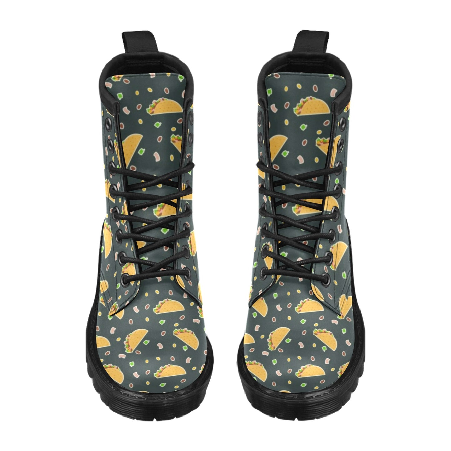 Taco Pattern Print Design TC02 Women's Boots