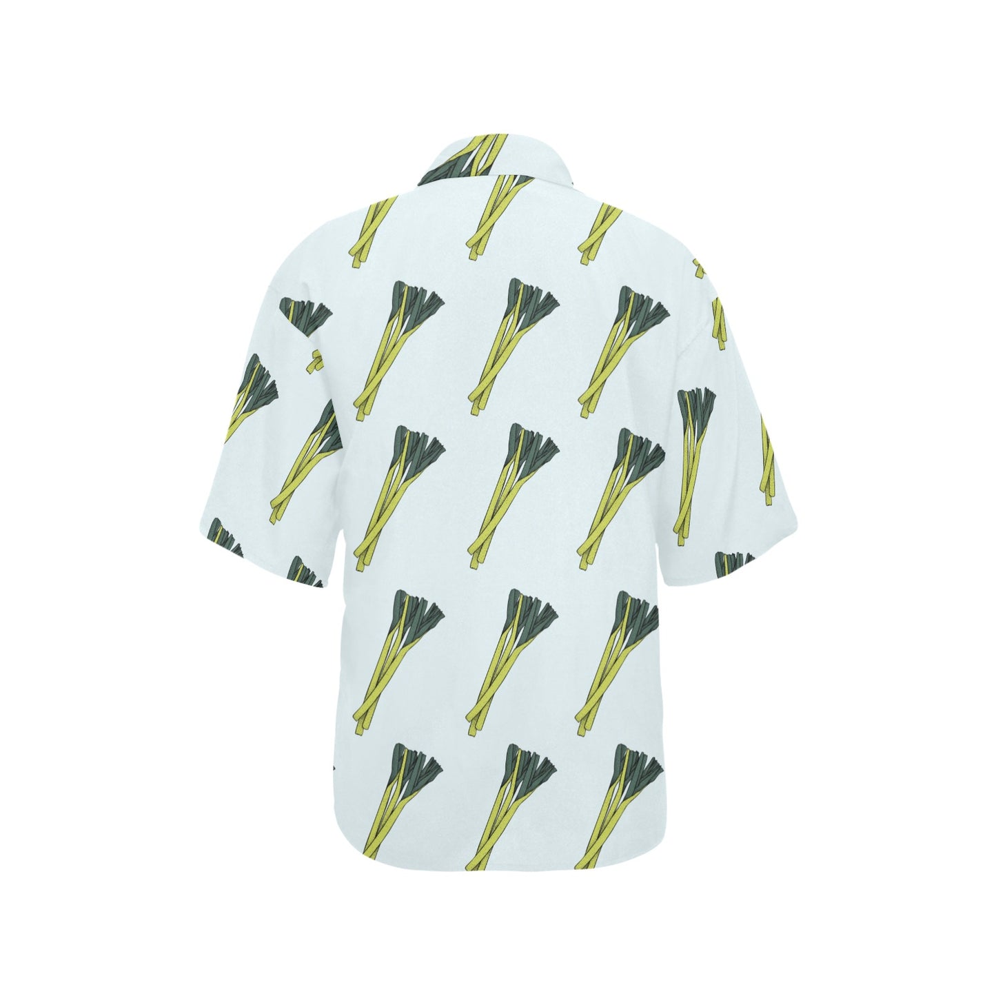 Leek Pattern Print Design 03 Women's Hawaiian Shirt