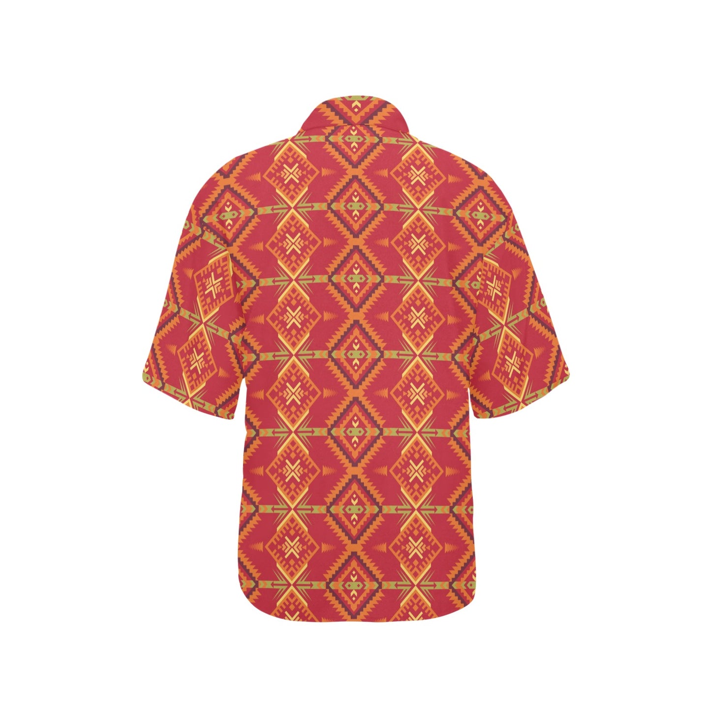 Southwest Pattern Print Design LKS305 Women's Hawaiian Shirt