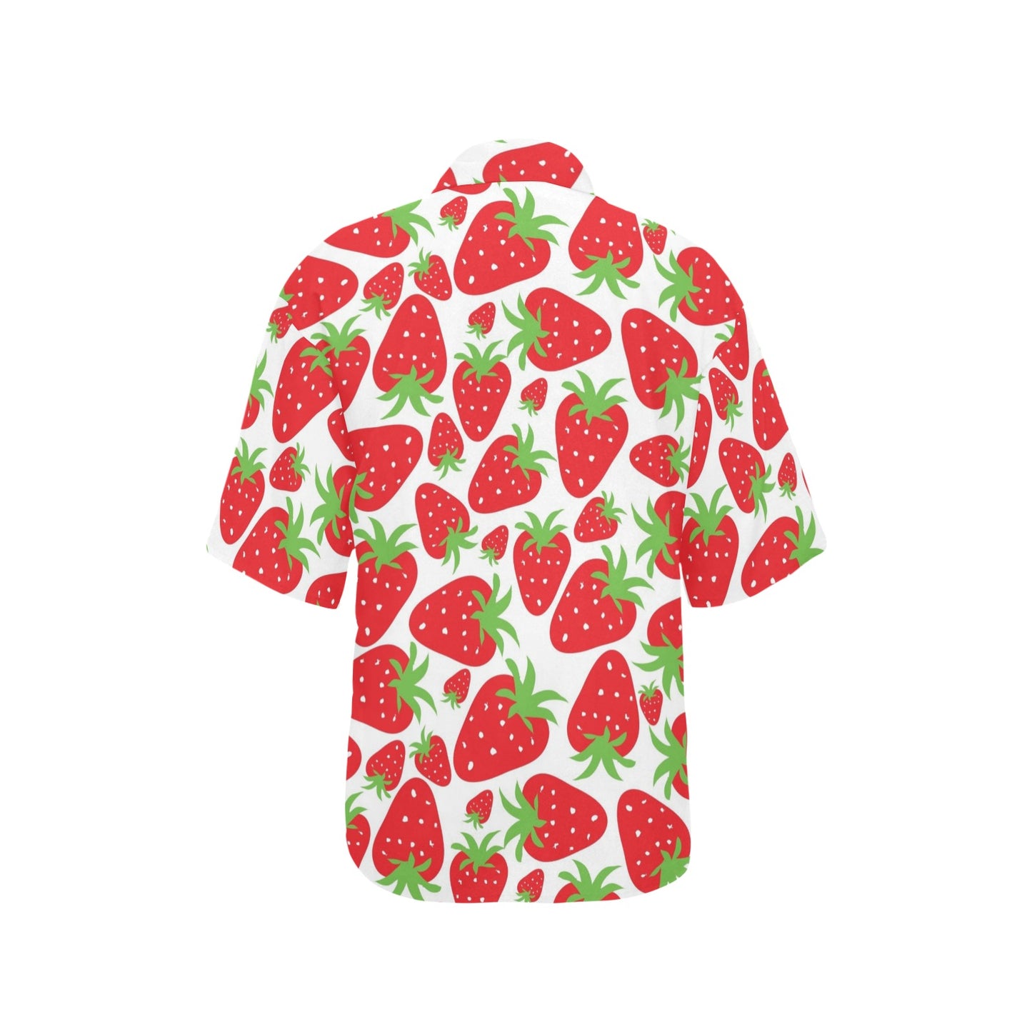 Strawberry Pattern Print Design SB01 Women's Hawaiian Shirt
