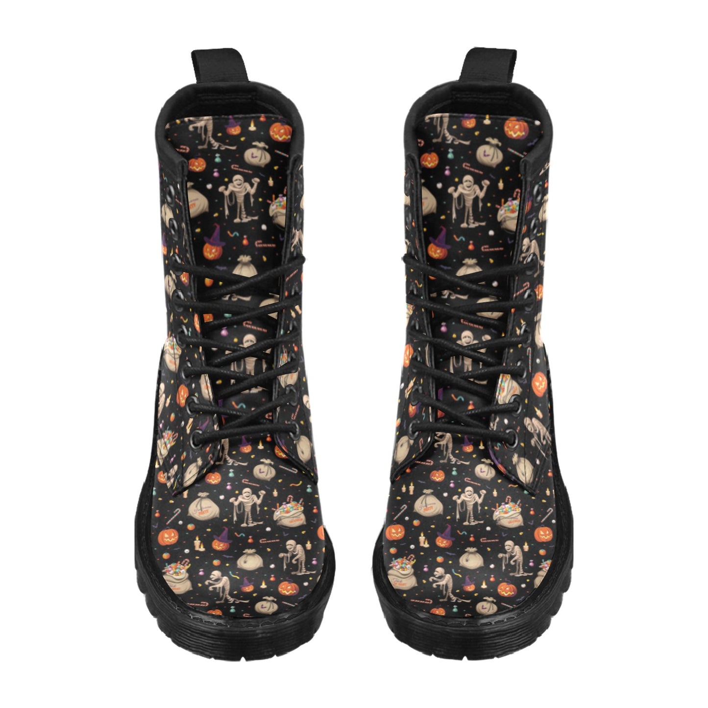 Mummy Halloween Print Design LKS303 Women's Boots