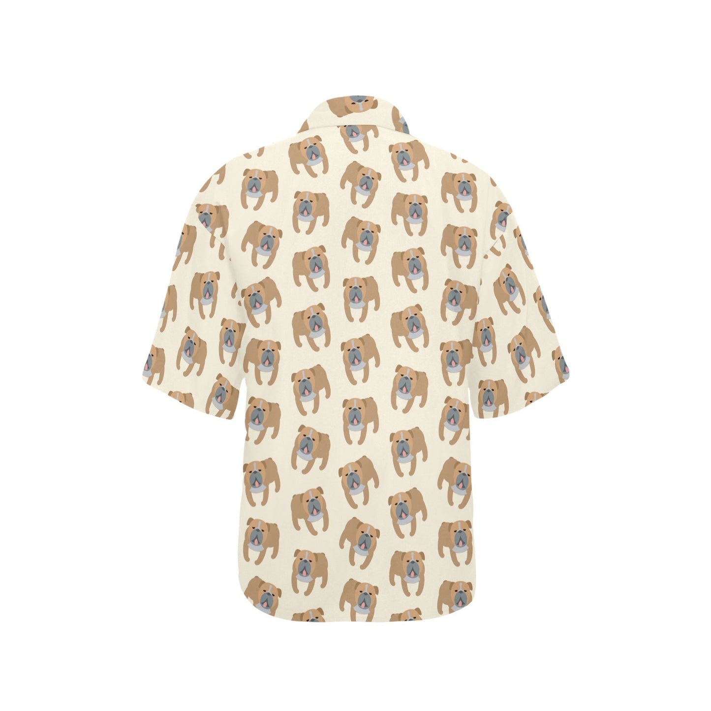 Bulldogs Pattern Print Design 01 Women's Hawaiian Shirt