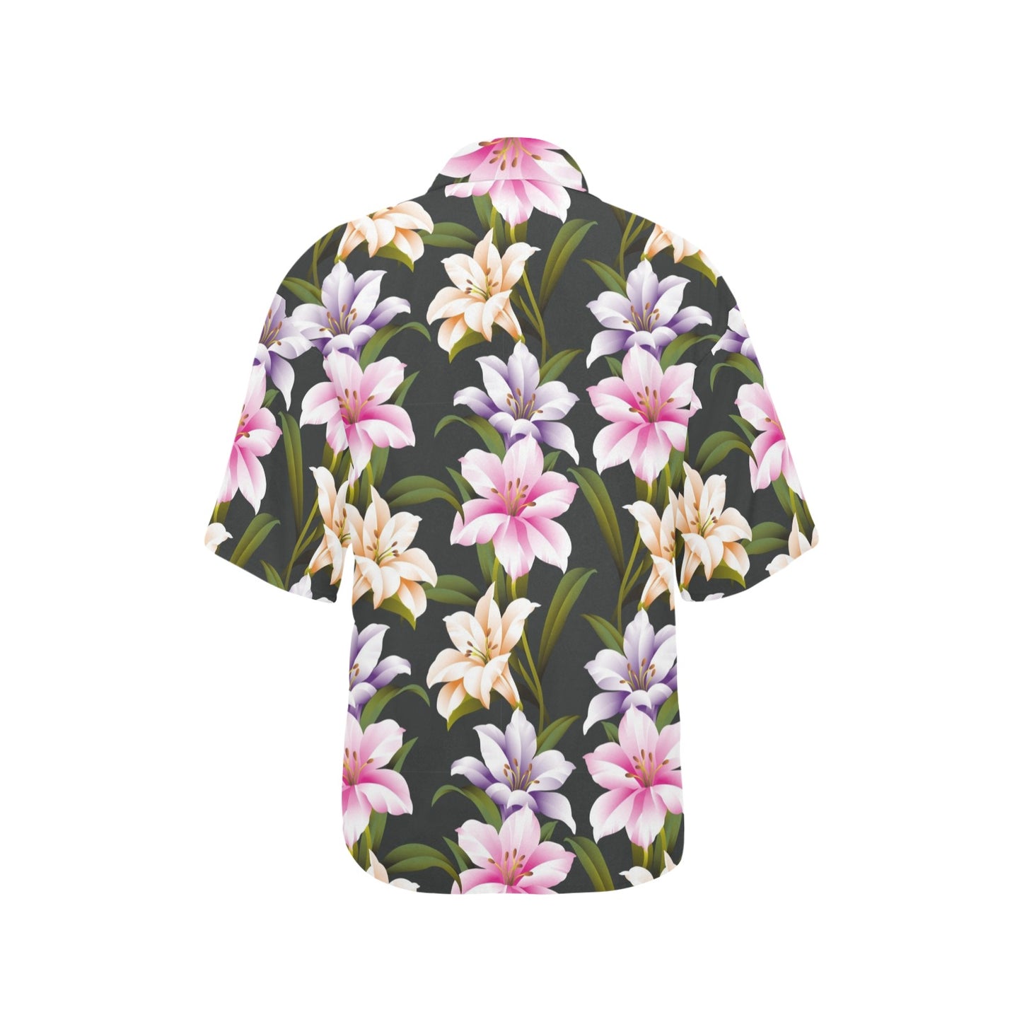 Lily Pattern Print Design LY01 Women's Hawaiian Shirt