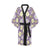 Anemone Pattern Print Design AM013 Women Kimono Robe