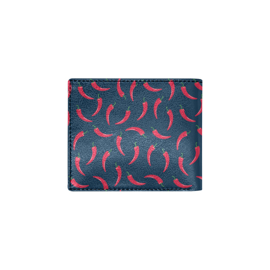 Chilli Pepper Pattern Print Design 03 Men's ID Card Wallet