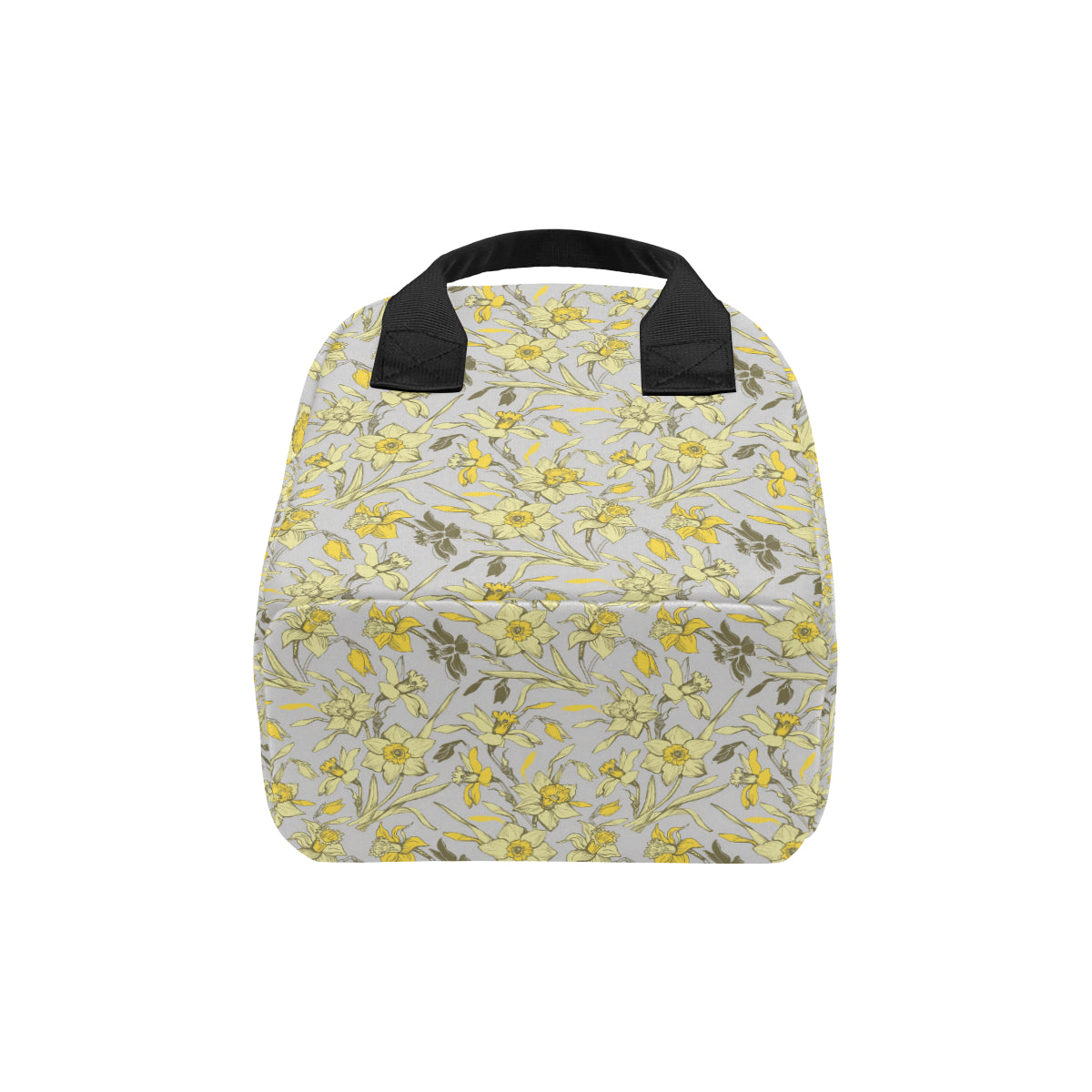 Daffodils Pattern Print Design DF05 Insulated Lunch Bag