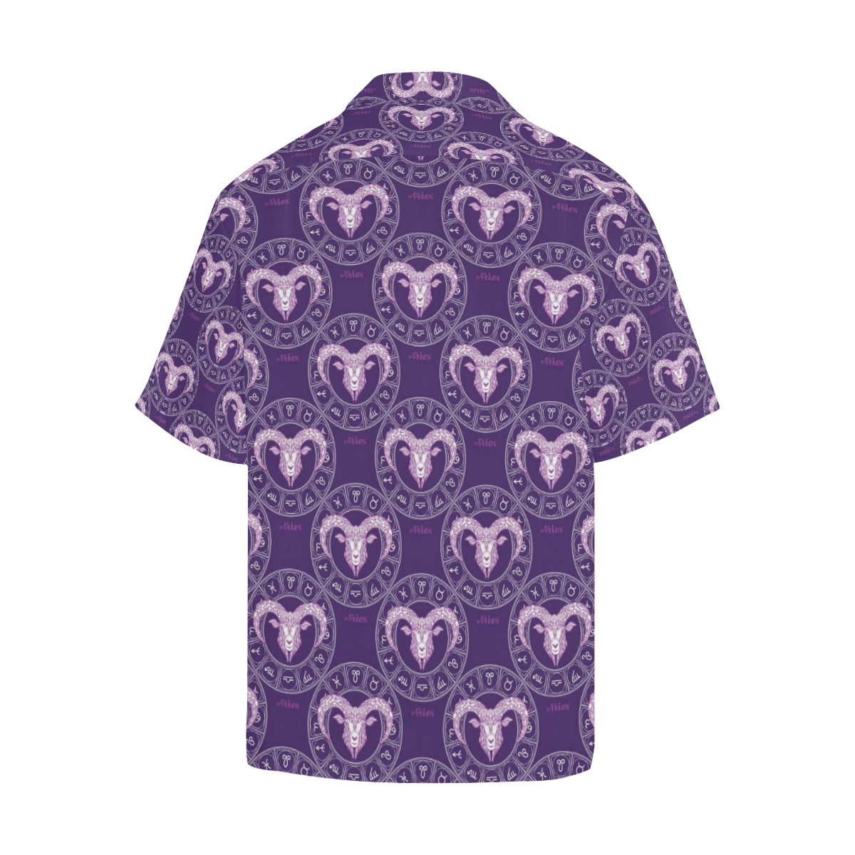 Aries Zodiac Pattern Print Design 02 Men's Hawaiian Shirt