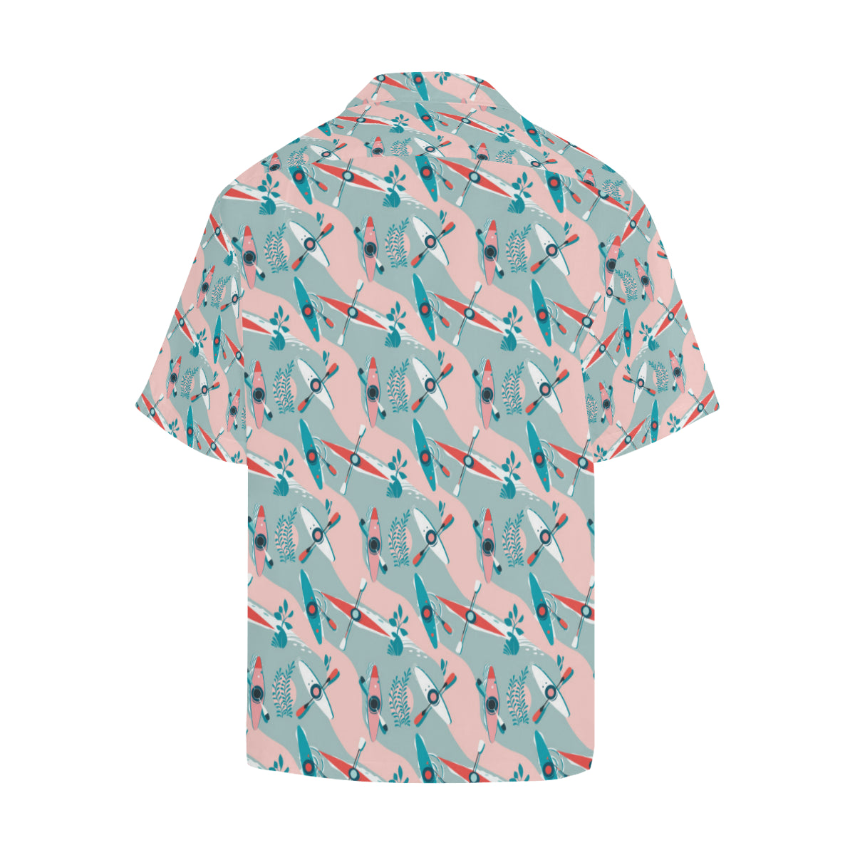 Kayak Pattern Print Design 05 Men's Hawaiian Shirt