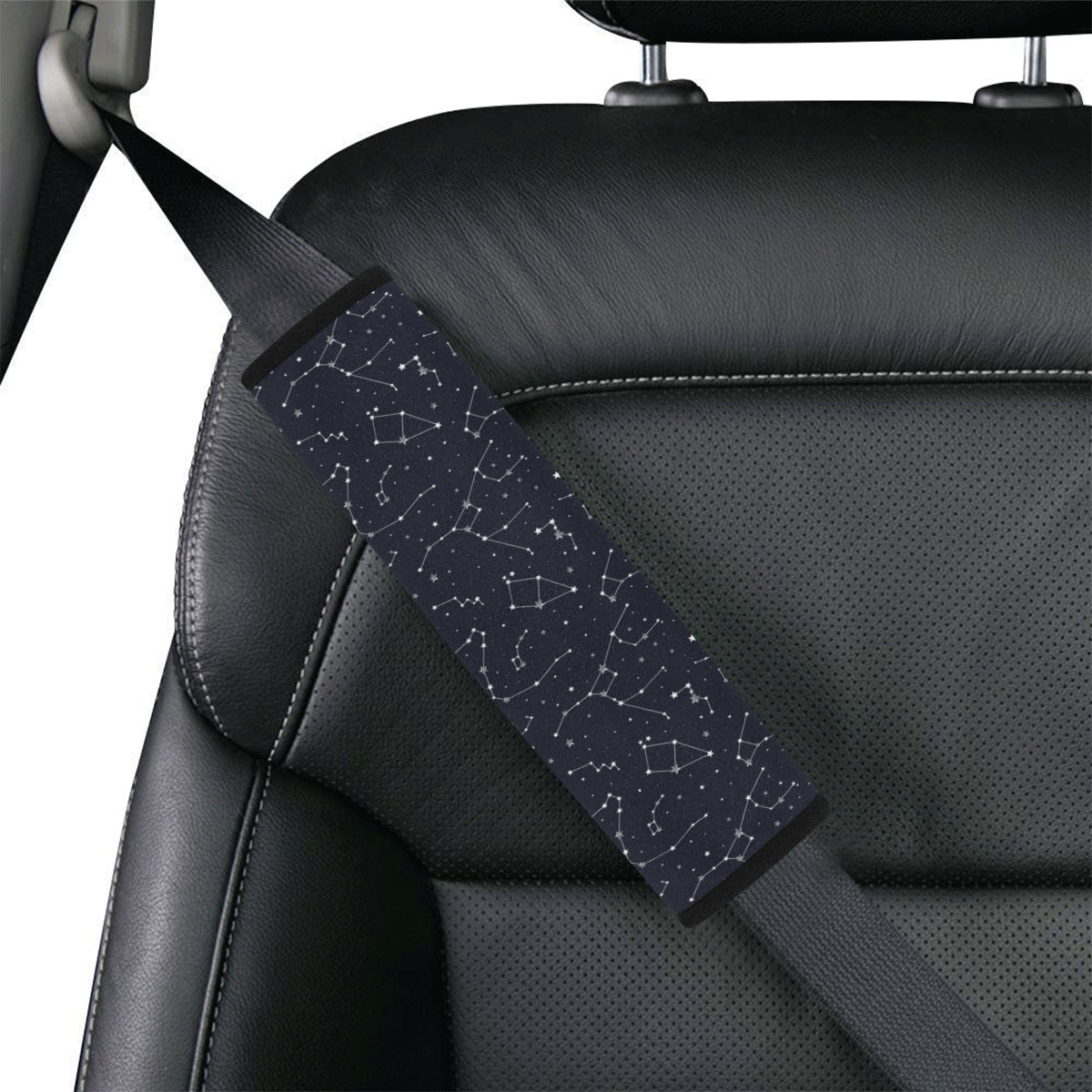 Constellation Pattern Print Design 03 Car Seat Belt Cover
