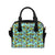 Angelfish Pattern Print Design 02 Shoulder Handbag