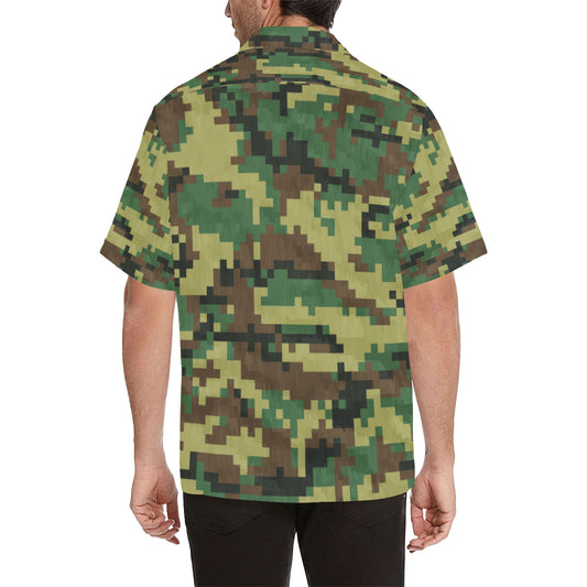 ACU Army Digital Pattern Print Design 02 Men's Hawaiian Shirt