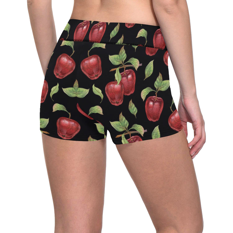 Apple Pattern Print Design AP011 Yoga Shorts