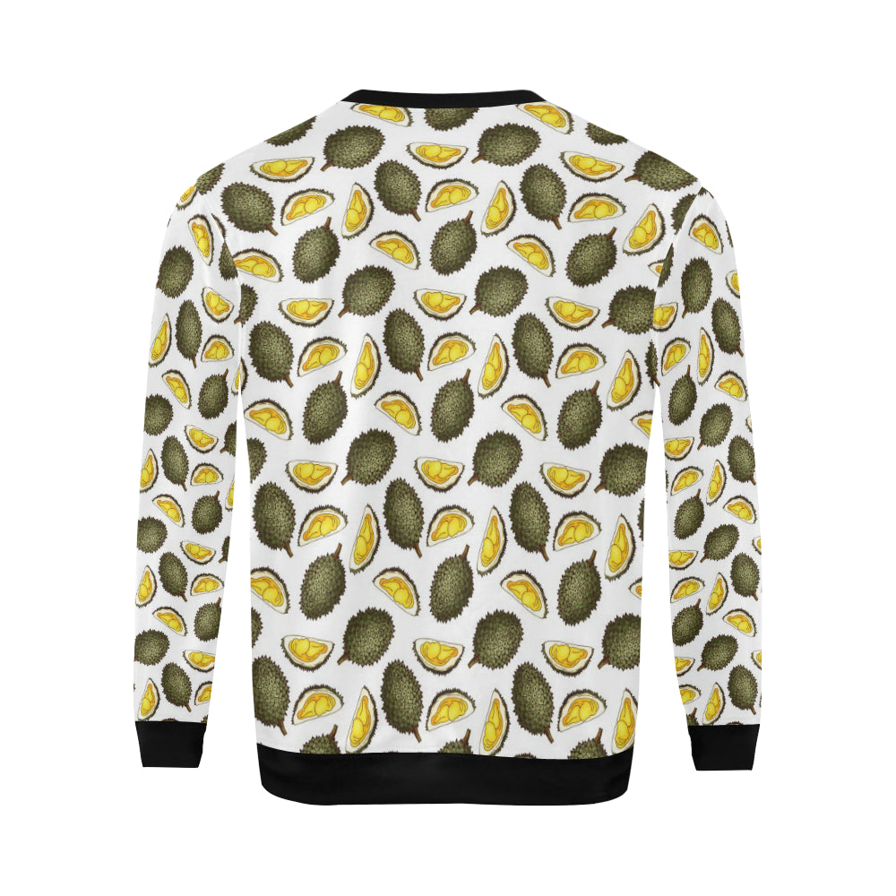 Durian Pattern Print Design DR03 Men Long Sleeve Sweatshirt