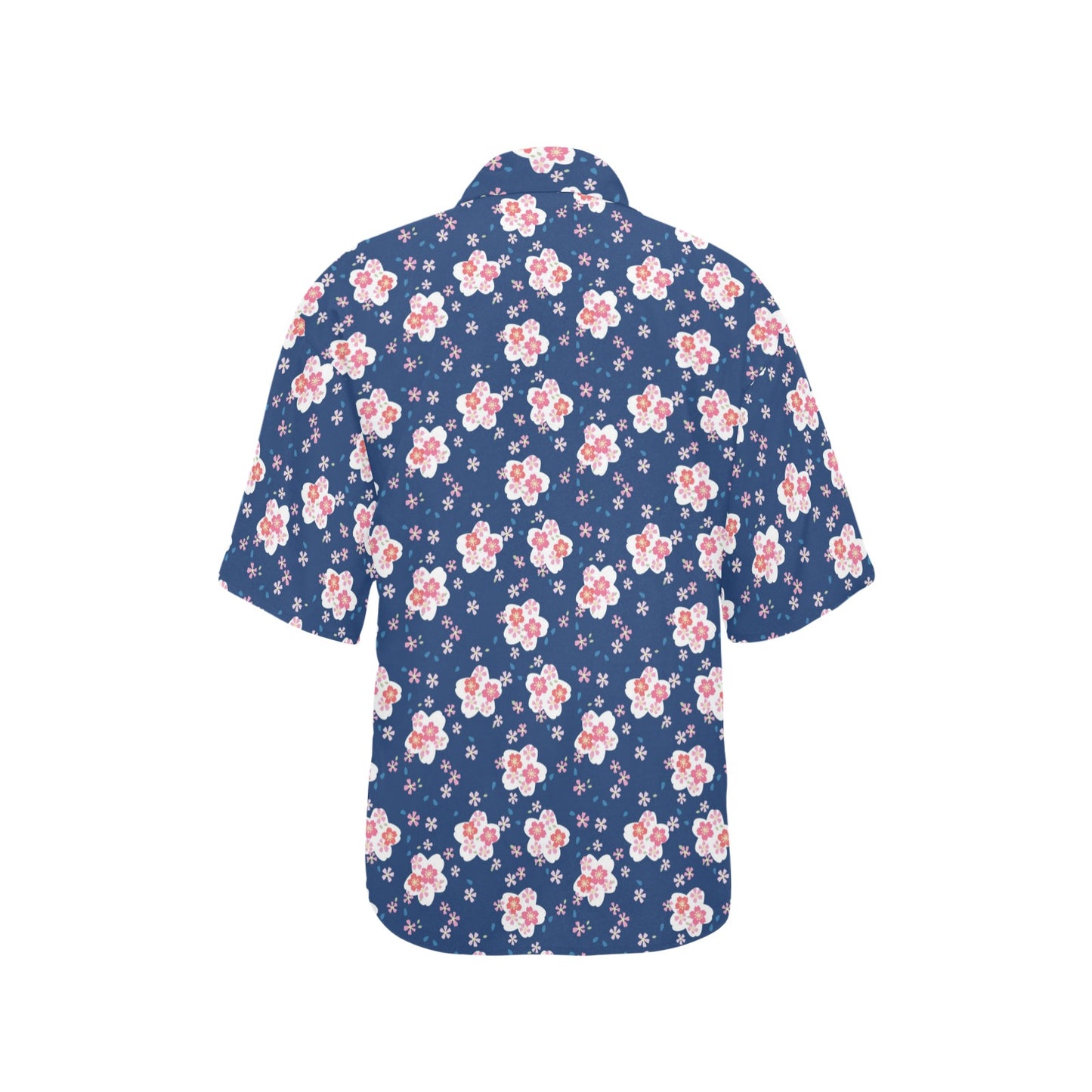 Sakura Print Design LKS306 Women's Hawaiian Shirt