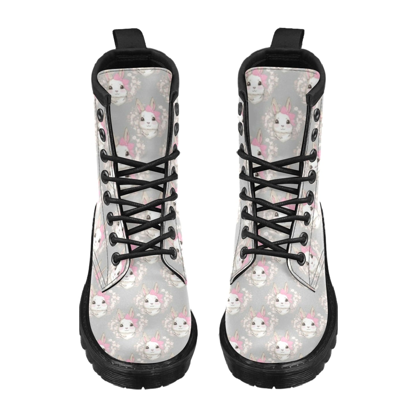 Rabbit Pattern Print Design RB07 Women's Boots