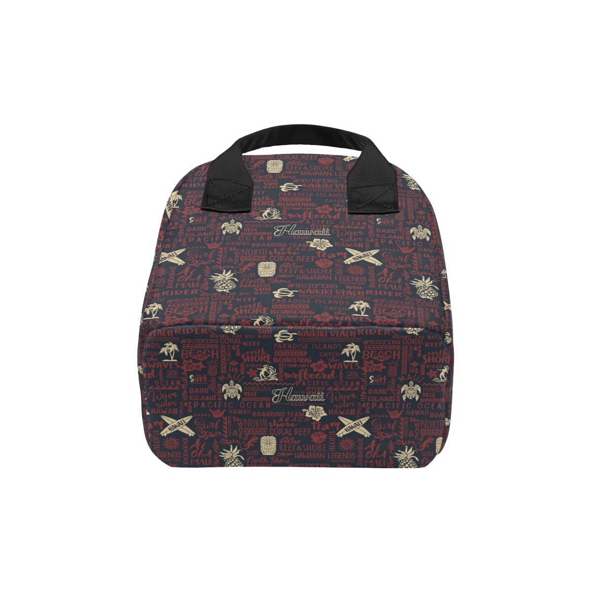Hawaiian Themed Pattern Print Design H017 Insulated Lunch Bag