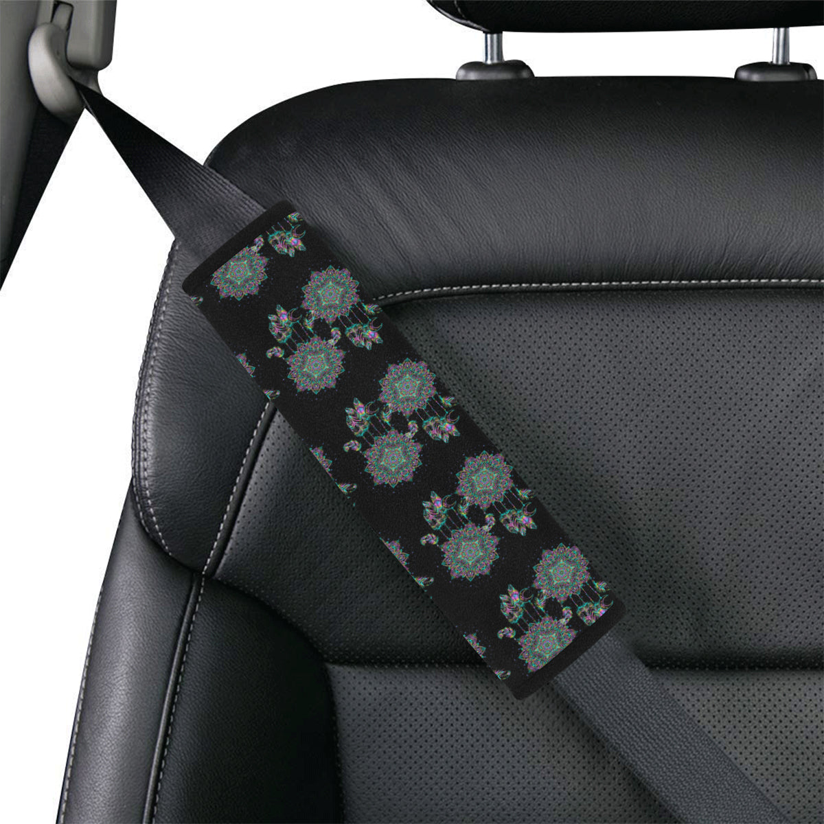Dream Catcher Colorful Hand Draw Car Seat Belt Cover