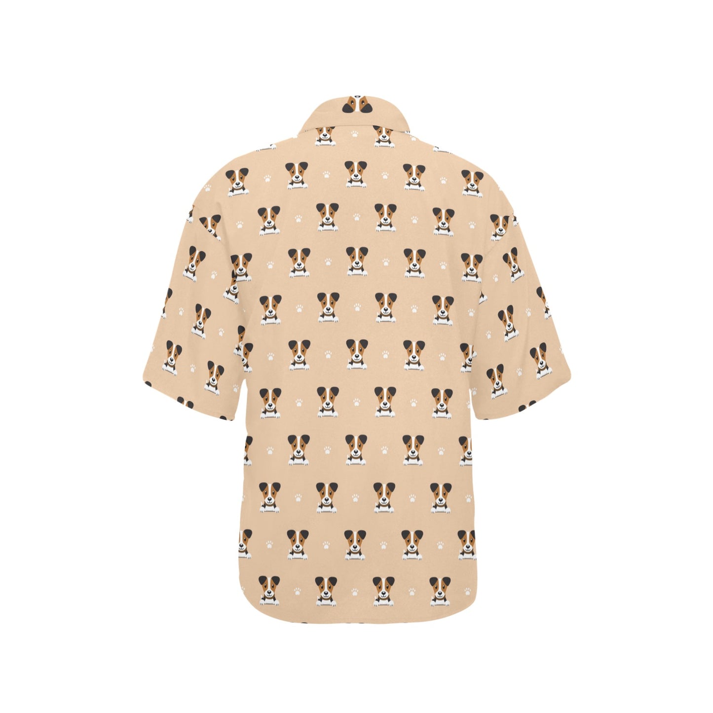 Russell Terriers Print Design LKS3011 Women's Hawaiian Shirt