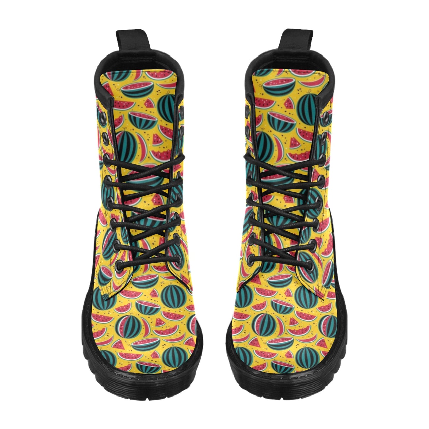 Watermelon Pattern Print Design WM02 Women's Boots