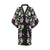 Amaryllis Pattern Print Design AL08 Women Kimono Robe