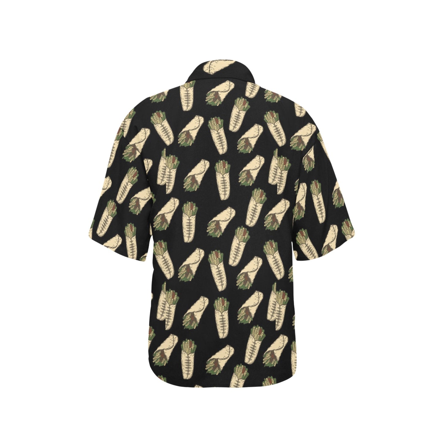 Burrito Print Design LKS303 Women's Hawaiian Shirt