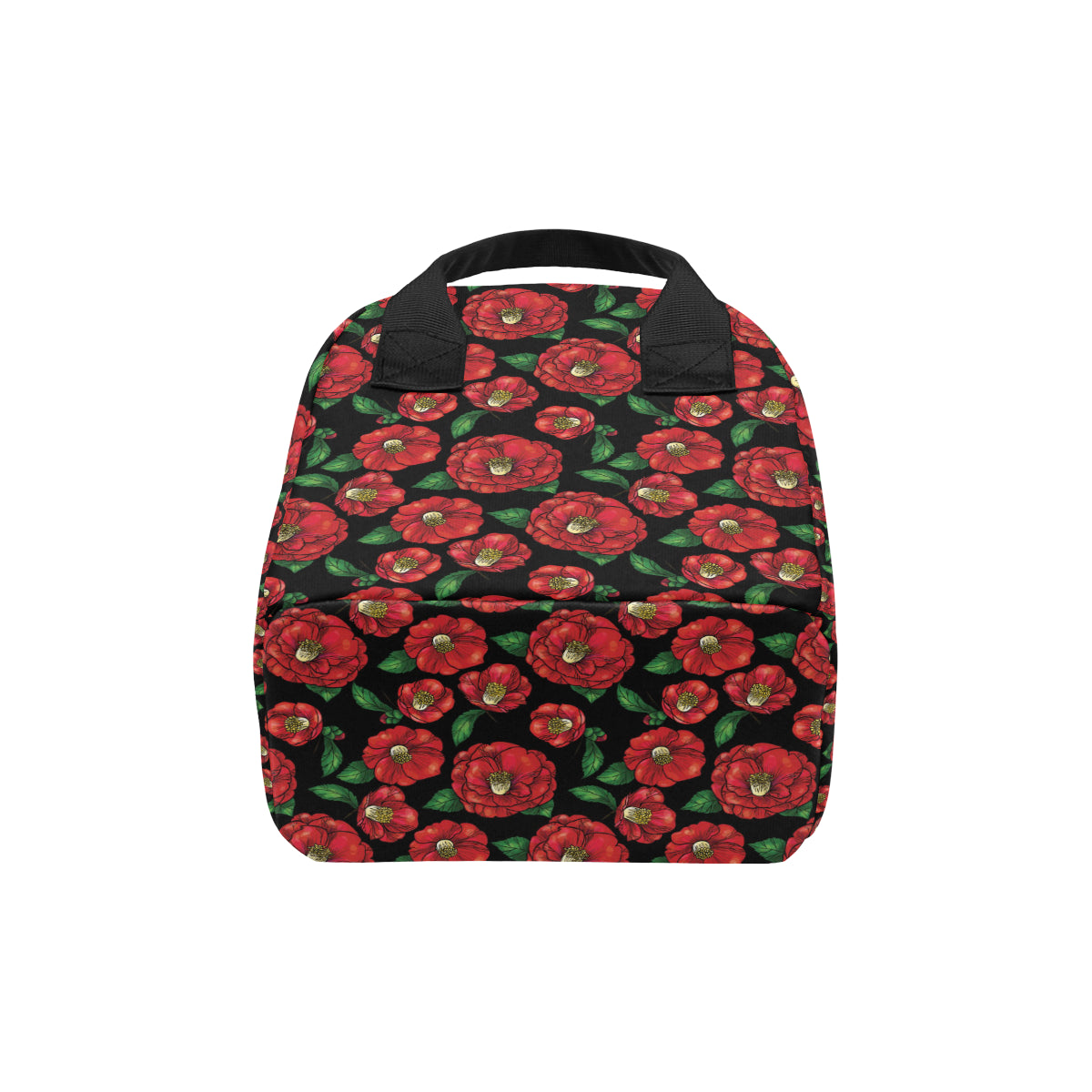 Camellia Pattern Print Design CM07 Insulated Lunch Bag