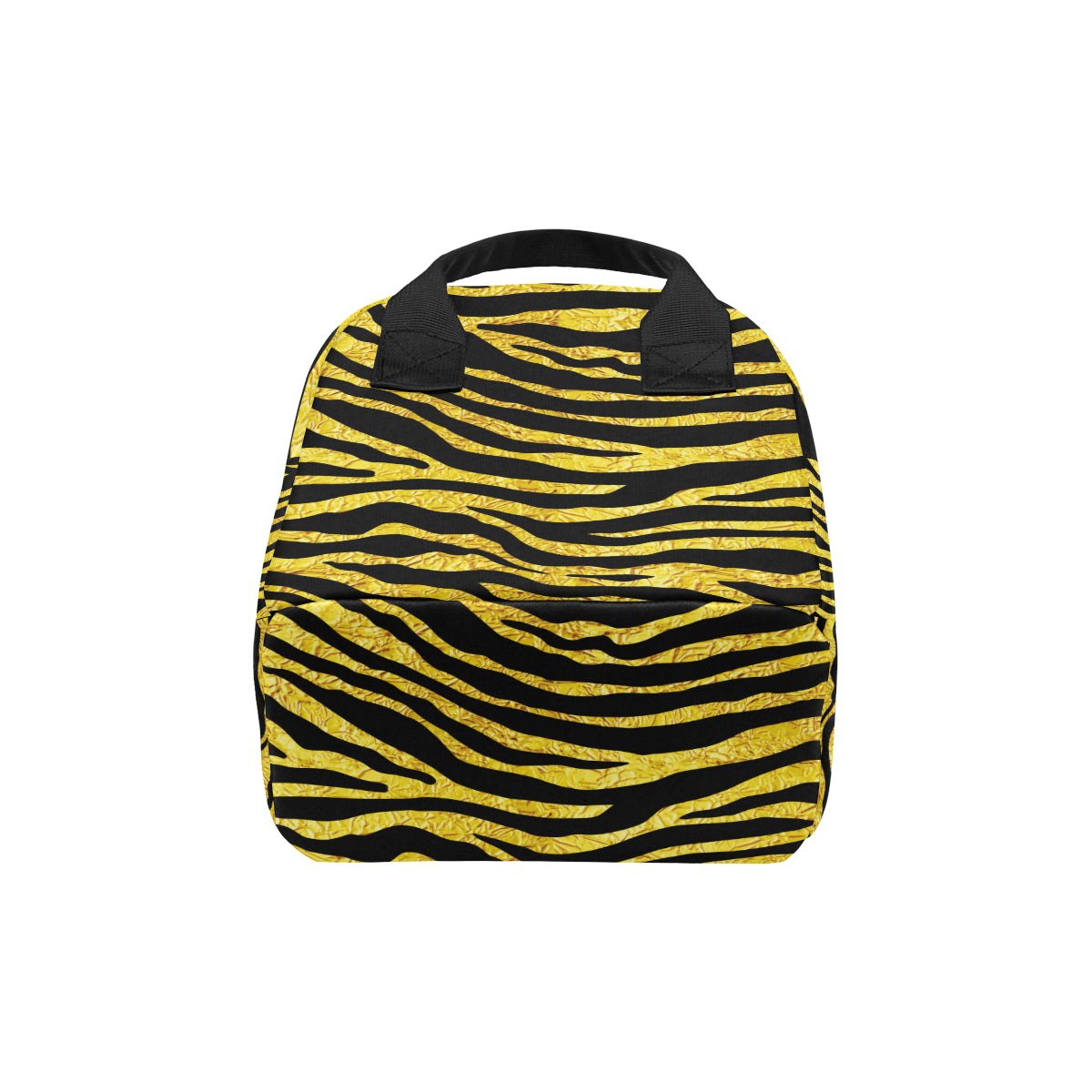 zebra Gold Insulated Lunch Bag