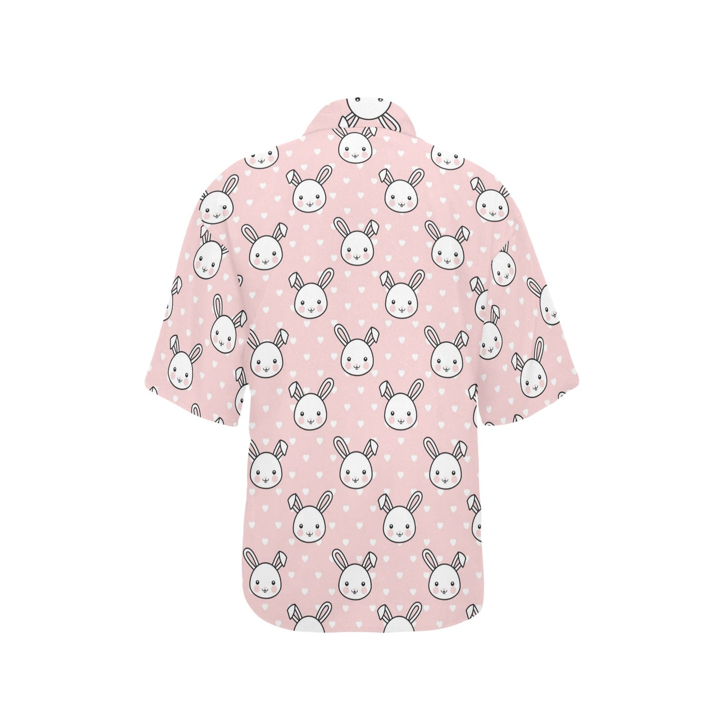Rabbit Pattern Print Design RB02 Women's Hawaiian Shirt