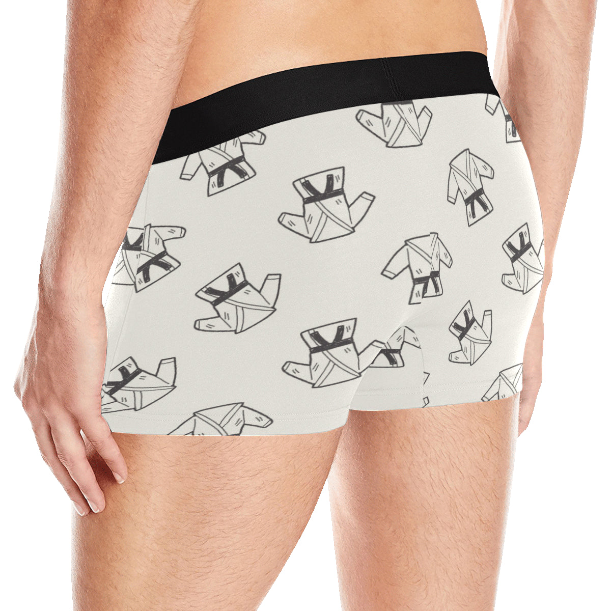 Karate Pattern Print Design 01 Men's Boxer Briefs