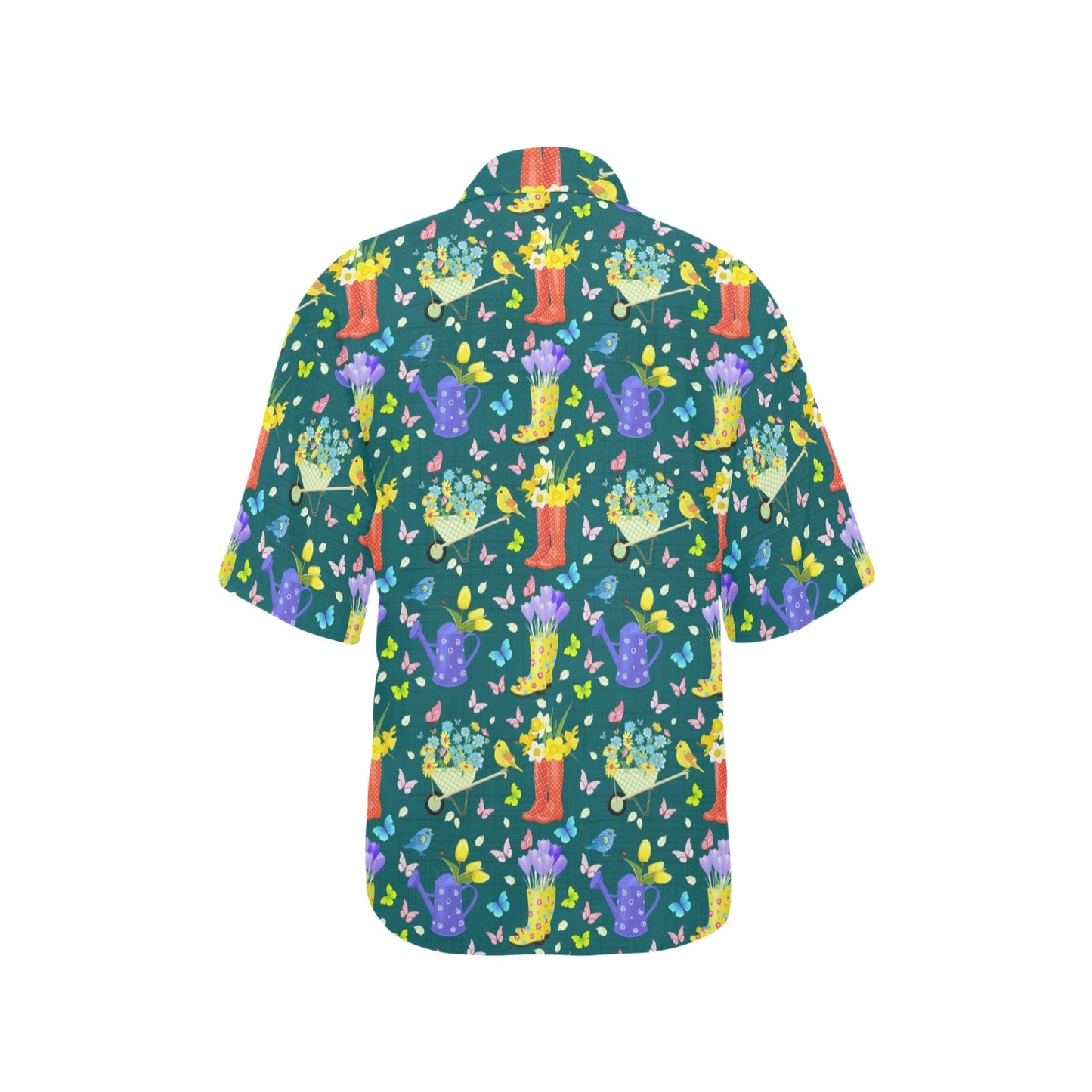 Gardening Pattern Print Design G08 Women's Hawaiian Shirt