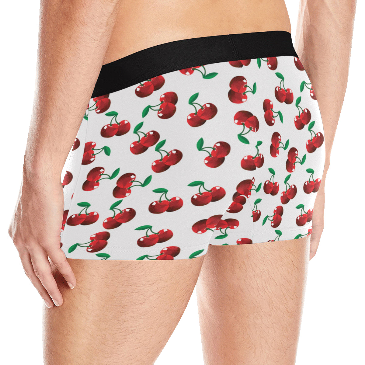 Cherry Pattern Print Design 01 Men's Boxer Briefs