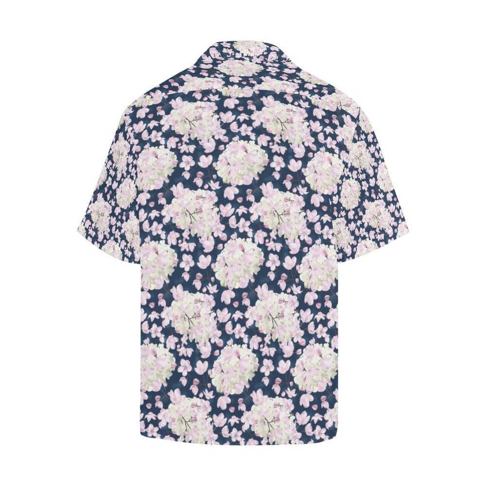 Sakura Print Design LKS305 Men's Hawaiian Shirt