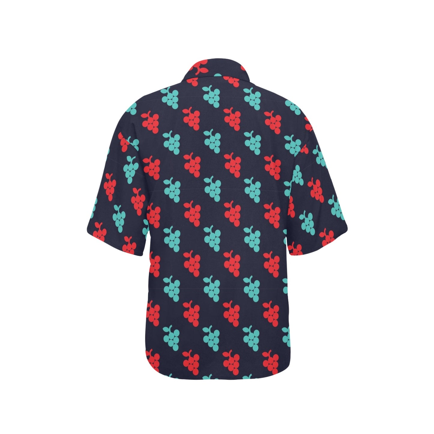 Grape Pattern Print Design GP07 Women's Hawaiian Shirt