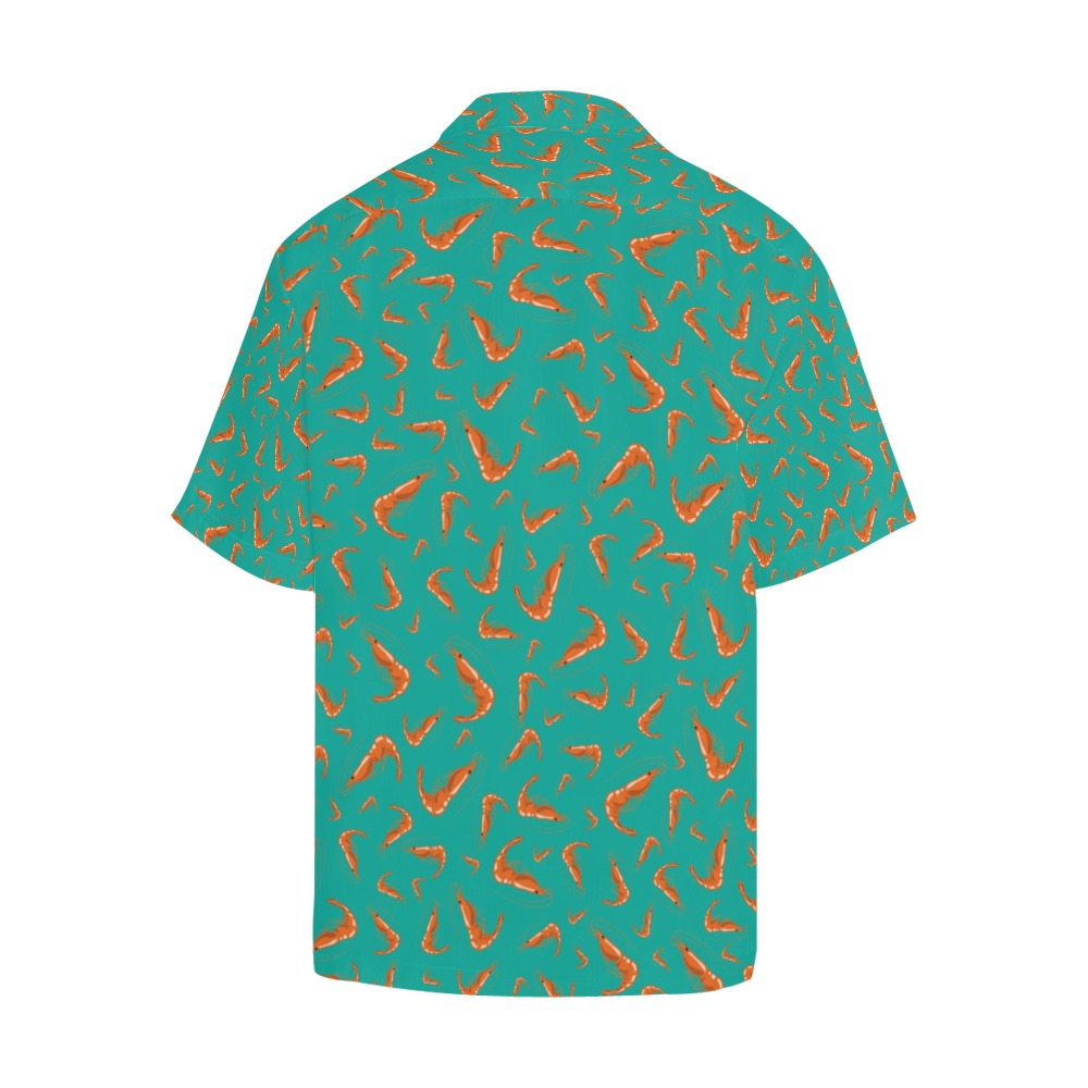Shrimp Print Design LKS301 Men's Hawaiian Shirt