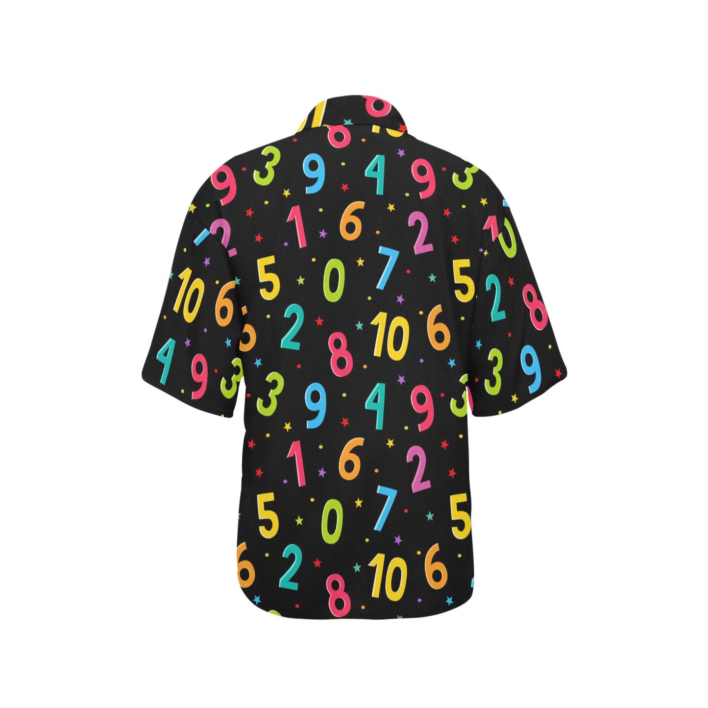 Number Pattern Print Design A04 Women's Hawaiian Shirt