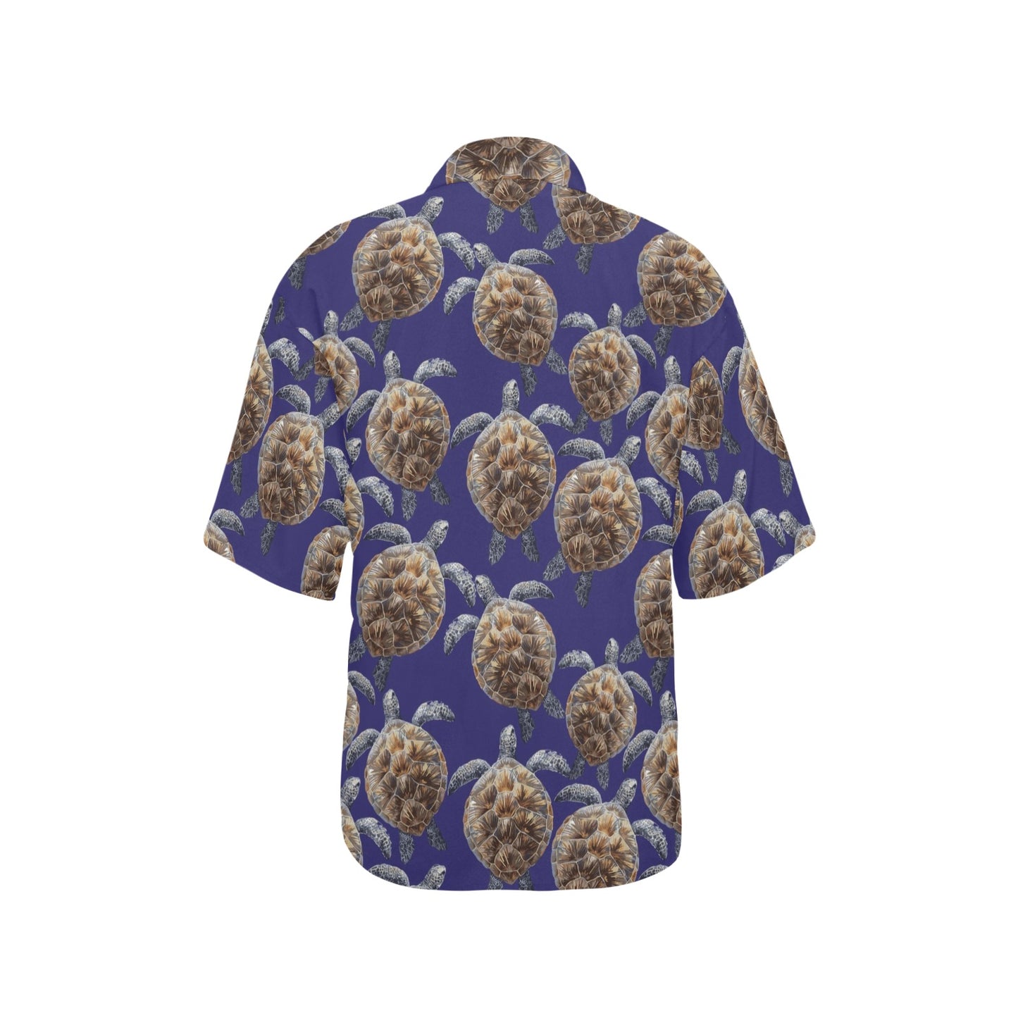 Sea Turtle Pattern Print Design T05 Women's Hawaiian Shirt