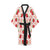 Apple Pattern Print Design AP08 Women Kimono Robe