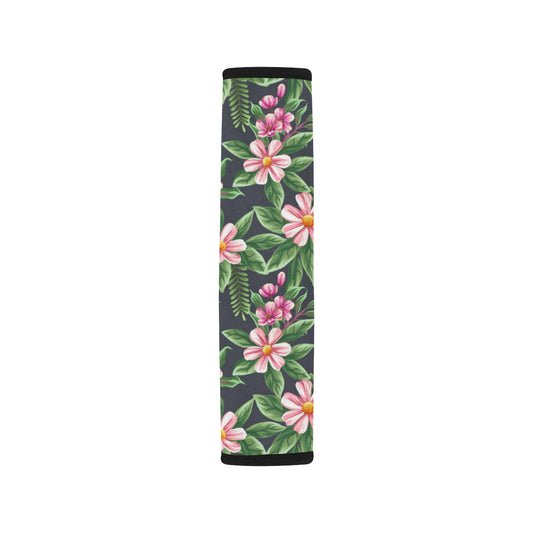 Summer Floral Pattern Print Design SF010 Car Seat Belt Cover