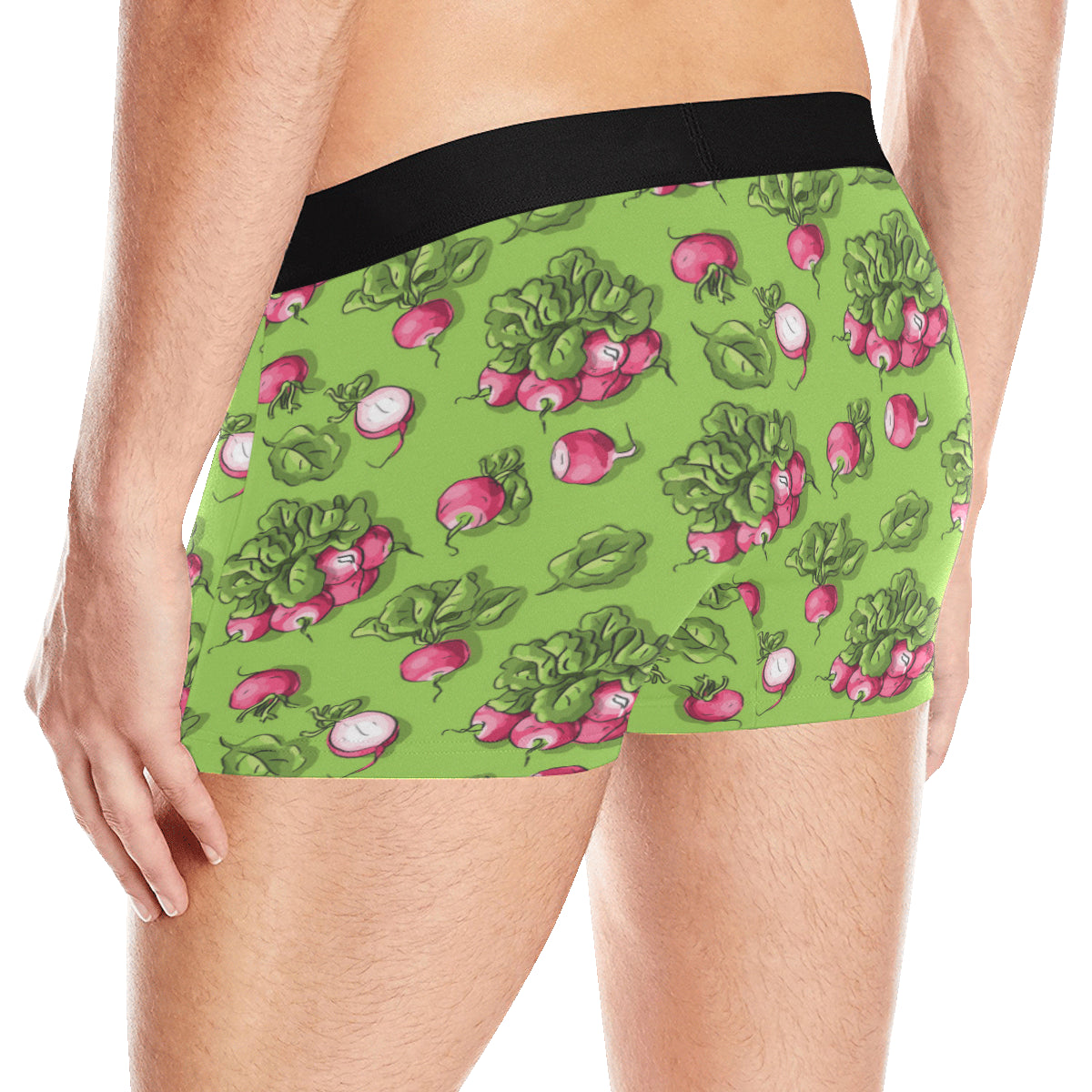 Radish Pattern Print Design A05 Men's Boxer Briefs