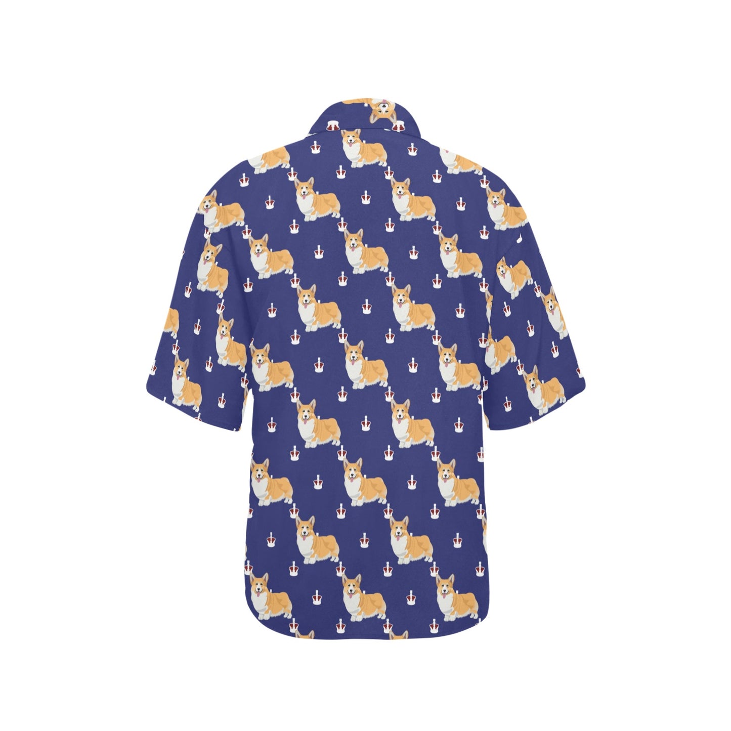 Pembroke Welsh Corgis Pattern Print Design A07 Women's Hawaiian Shirt