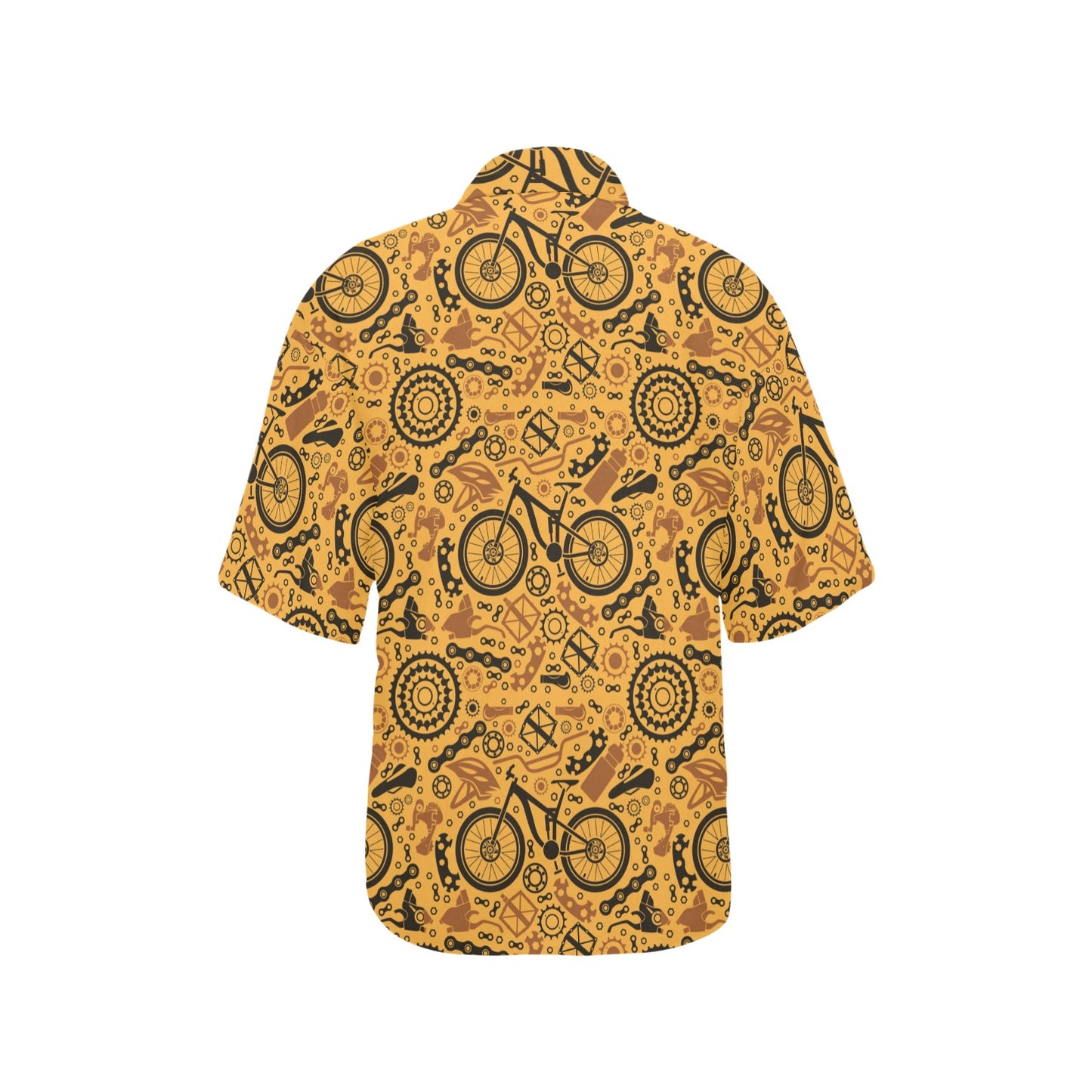 Mountain bike Pattern Print Design 03 Women's Hawaiian Shirt