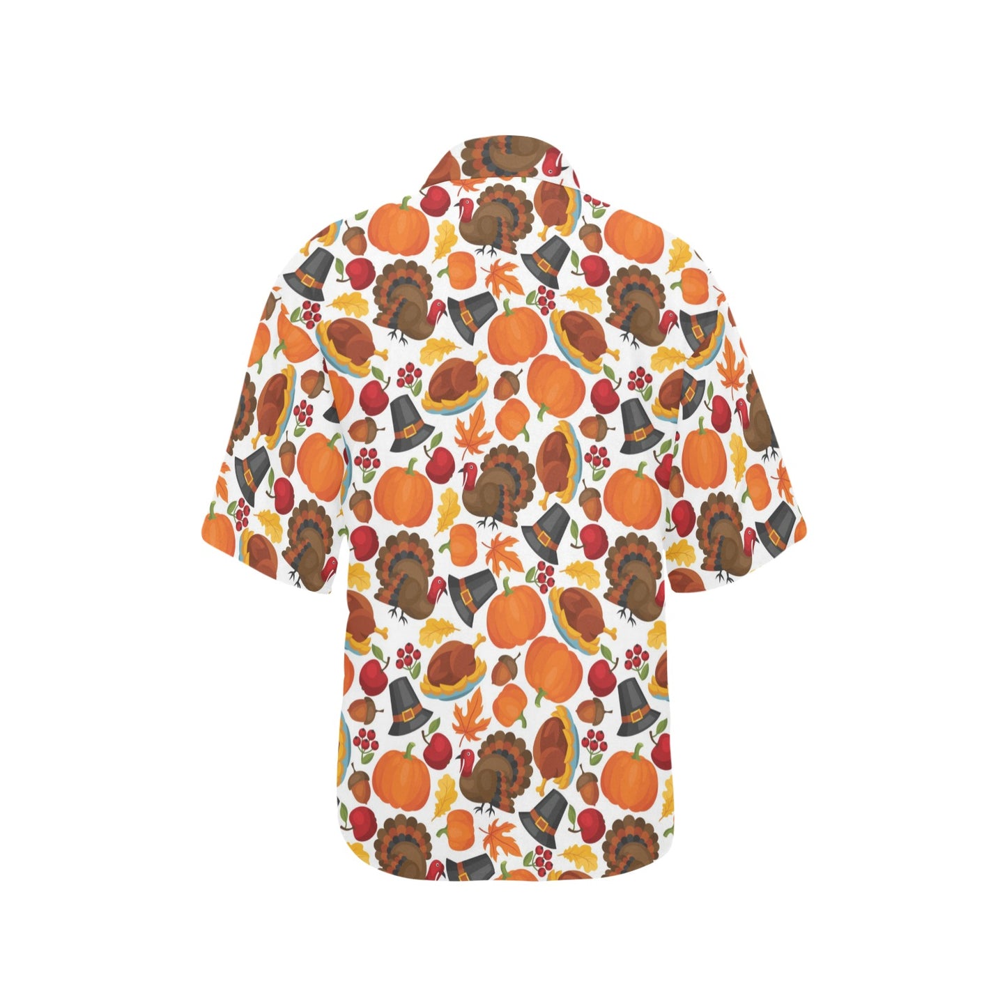 Thanksgiving Print Design LKS304 Women's Hawaiian Shirt