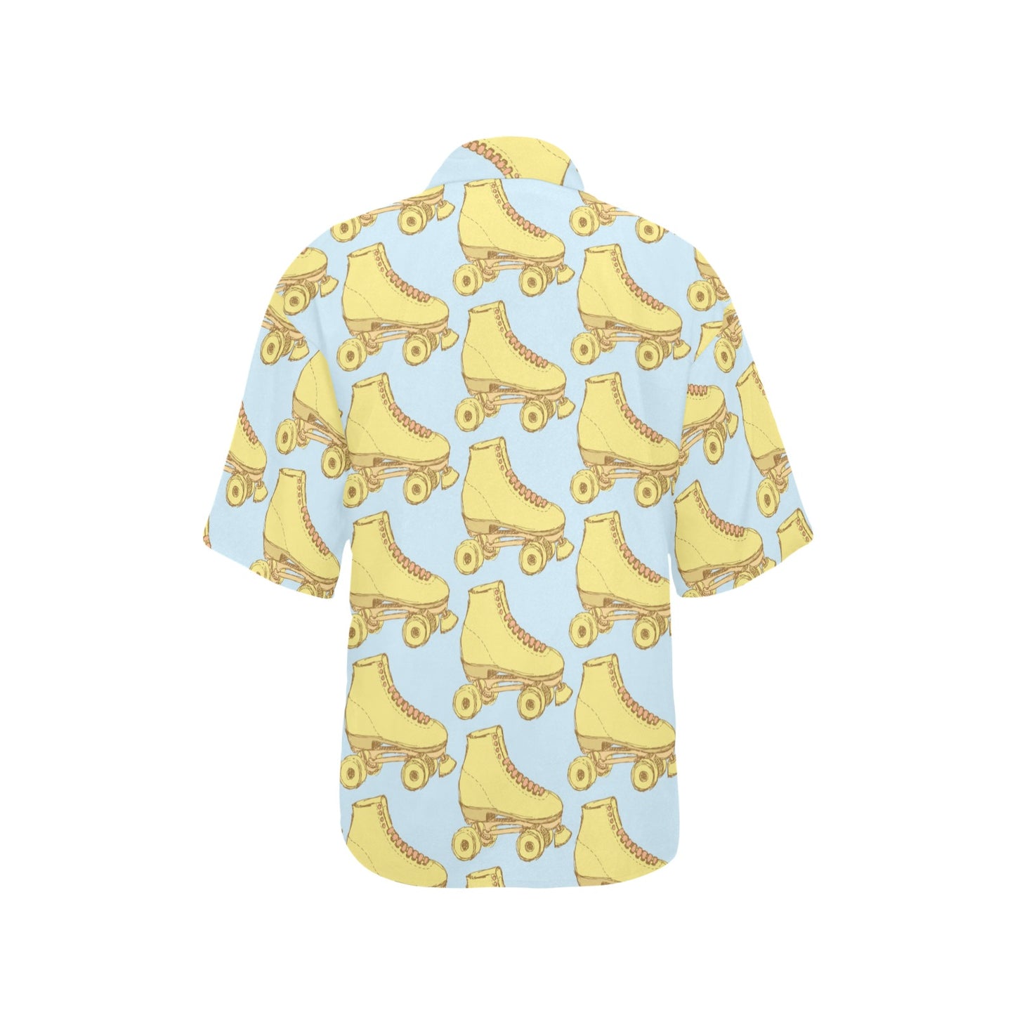Roller skate Pattern Print Design A03 Women's Hawaiian Shirt