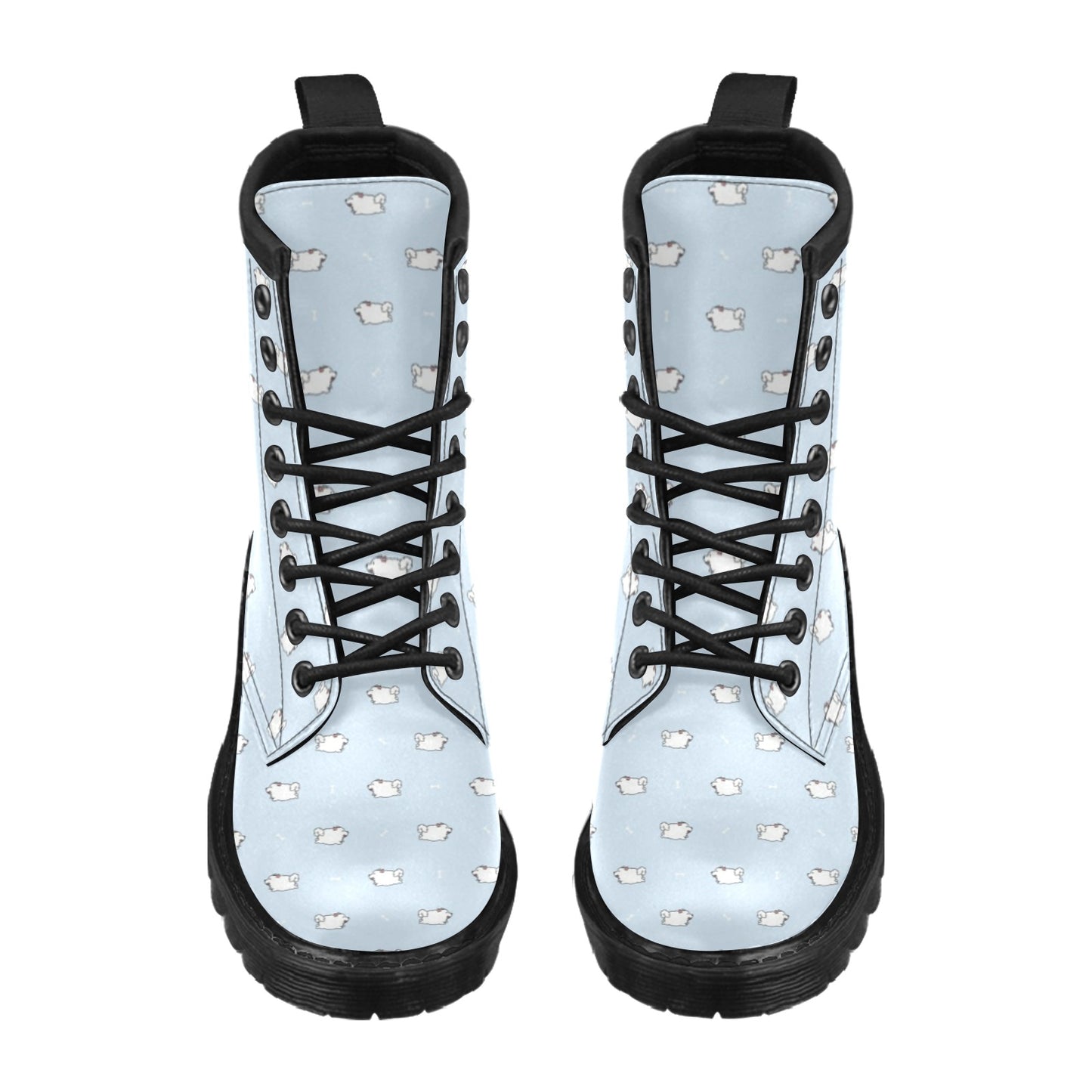 Samoyeds Print Design LKS302 Women's Boots