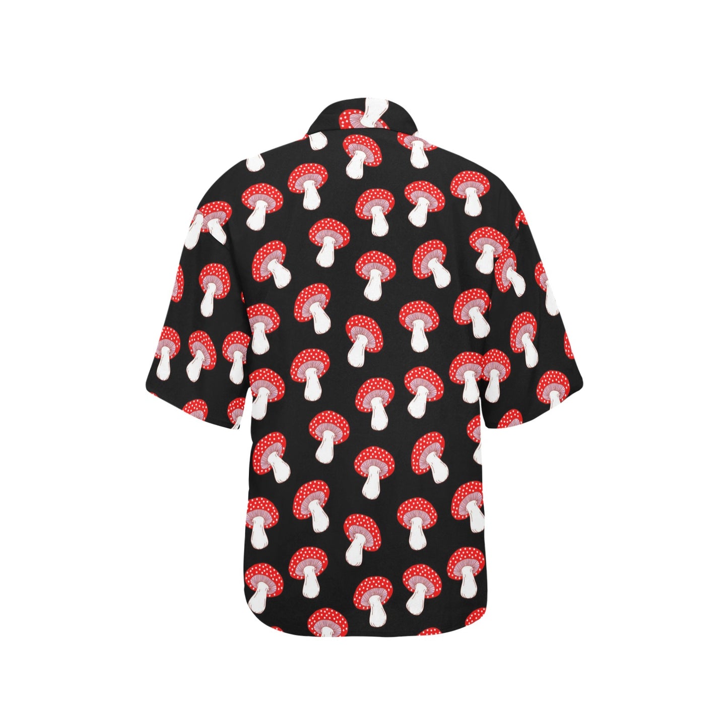 Mushroom Pattern Print Design A02 Women's Hawaiian Shirt